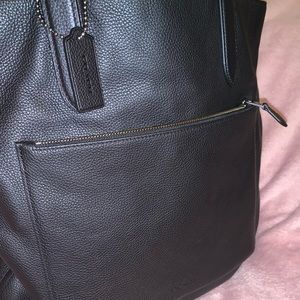 black COACH bag
